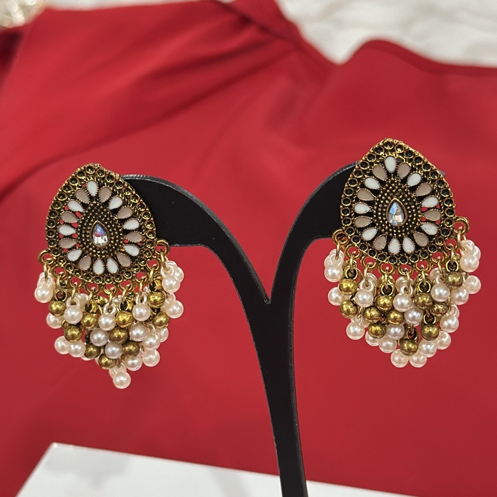Pearl Jumka earrings